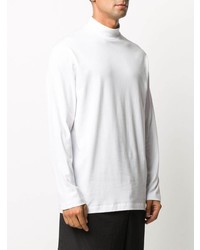 Pull à col roulé blanc Y-3