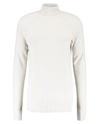 Pull à col roulé blanc Weekday