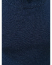 Pull à col roulé bleu marine A.P.C.