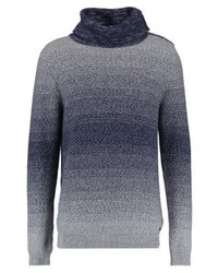 Pull à col roulé bleu Esprit