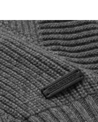 Pull à col roulé en laine gris foncé Belstaff