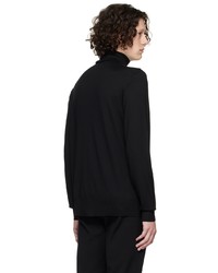 Pull à col roulé en laine noir Gabriela Hearst