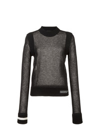 Pull à col roulé en tricot noir Calvin Klein 205W39nyc
