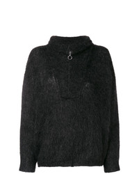 Pull à col roulé en tricot noir Isabel Marant Etoile