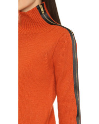 Pull à col roulé en tricot orange Rag and Bone