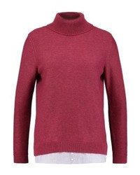 Pull à col roulé fuchsia Esprit