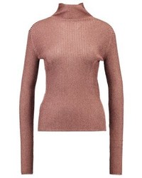 Pull à col roulé fuchsia Tibi