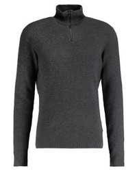 Pull à col roulé gris foncé Esprit