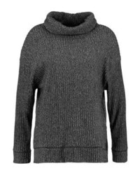 Pull à col roulé gris foncé Gap