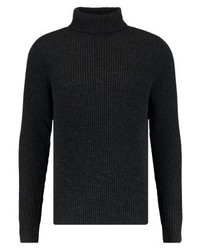 Pull à col roulé gris foncé Marc O'Polo