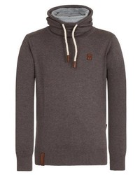 Pull à col roulé gris foncé Naketano
