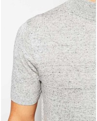 Pull à col roulé gris Asos