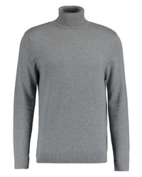 Pull à col roulé gris Calvin Klein