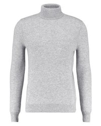 Pull à col roulé gris FTC Cashmere