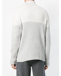 Pull à col roulé gris Falke