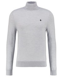 Pull à col roulé gris Morris