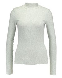 Pull à col roulé gris Only