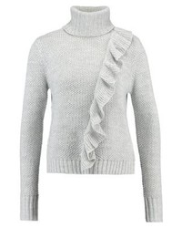 Pull à col roulé gris Only