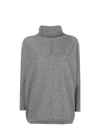 Pull à col roulé gris Philo-Sofie