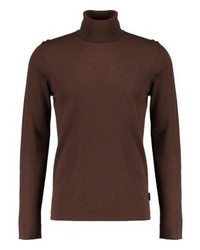 Pull à col roulé marron foncé Strellson