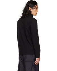 Pull à col roulé noir Jil Sander