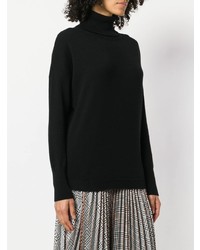 Pull à col roulé noir Incentive! Cashmere