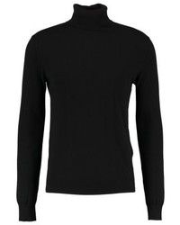 Pull à col roulé noir Celio