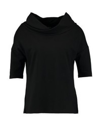 Pull à col roulé noir Comma