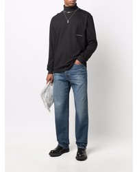 Pull à col roulé noir Calvin Klein Jeans