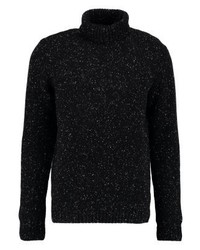 Pull à col roulé noir Lee