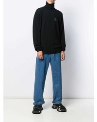 Pull à col roulé noir Calvin Klein Jeans Est. 1978