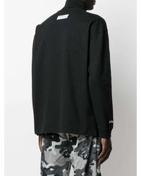 Pull à col roulé noir Heron Preston