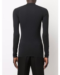 Pull à col roulé noir Jil Sander