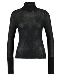 Pull à col roulé noir Only