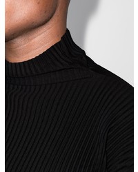 Pull à col roulé noir Issey Miyake