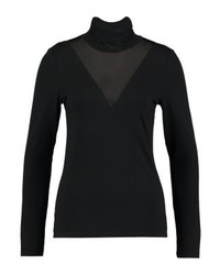 Pull à col roulé noir Set