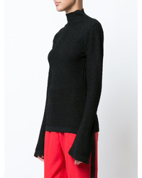 Pull à col roulé noir Rachel Comey