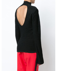 Pull à col roulé noir Rachel Comey