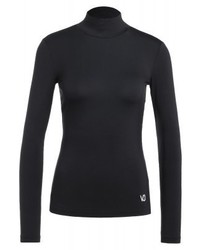 Pull à col roulé noir Versace