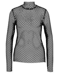 Pull à col roulé noir Weekday