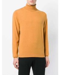Pull à col roulé orange Chalayan