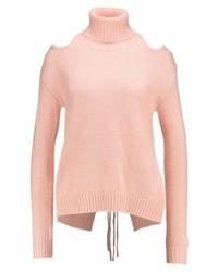 Pull à col roulé rose Glamorous