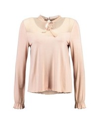Pull à col roulé rose Only