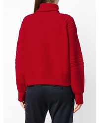 Pull à col roulé rouge Isabel Marant Etoile