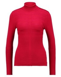 Pull à col roulé rouge Morgan