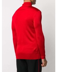 Pull à col roulé rouge Givenchy