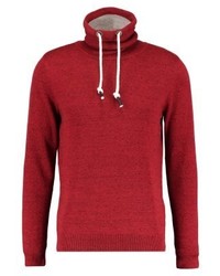 Pull à col roulé rouge Tom Tailor