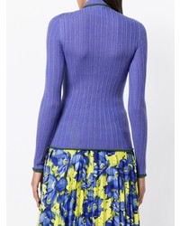 Pull à col roulé violet clair Pinko