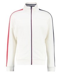 Pull à fermeture éclair blanc Tommy Hilfiger