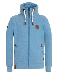 Pull à fermeture éclair bleu clair Naketano